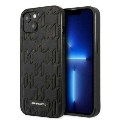 Karl Lagerfeld iPhone 13 mini Skal Monogram Plaque - Svart
