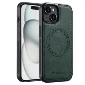LC.IMEEKE iPhone 13 mini Fodral KonstLäder - Grön