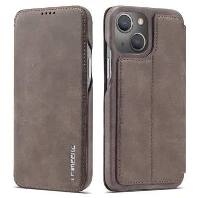 LC.IMEEKE iPhone 13 mini Fodral KonstLäder - Brun