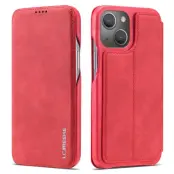 LC.IMEEKE iPhone 13 mini Fodral KonstLäder - Röd