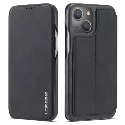 LC.IMEEKE iPhone 13 mini Fodral KonstLäder - Svart