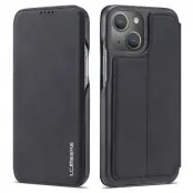 LC.IMEEKE iPhone 13 mini Plånboksfodral Konstläder - Svart
