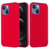 Liquid Silicone MagSafe Magnetic Skal till iPhone 13 Mini - Röd