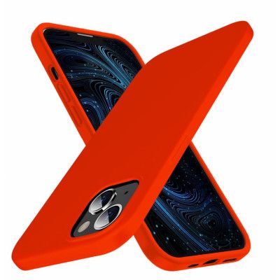 Liquid Silicone Skal iPhone 13 Mini - Röd