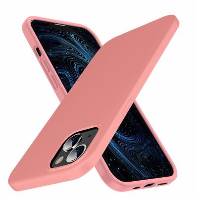 Liquid Silicone Skal iPhone 13 Mini - Rosa