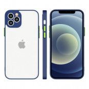 Milky Silicone Flexible Translucent Skal iPhone 13 Mini - Marin Blå