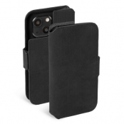 Krusell iPhone 13 Mini Plånboksfodral Äkta Läder - Svart
