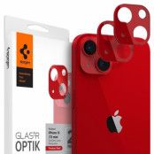 Spigen Optik.tr Linsskydd 2-Pack iPhone 13 Mini / 13 - Röd
