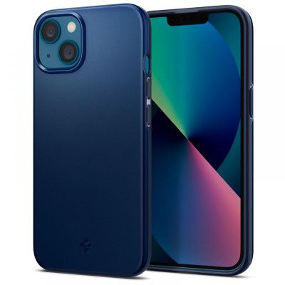 Spigen Thin Fit Skal iPhone 13 Mini - Navy Blå