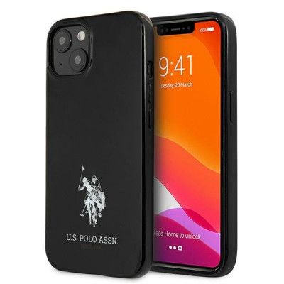 US Polo Horses Logo Skal iPhone 13 mini - Svart