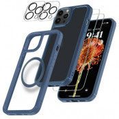 [6in1] Boom iPhone 13 Pro Max Skal, Kameralinsskydd, Härdat Glas, MagSafe Ring