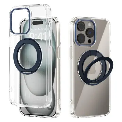 ABEEL Q-LUCK iPhone 13 Pro Max Skal Shockproof Mörkblå