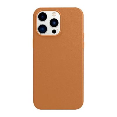 Boom iPhone 13 Pro Max Skal Magsafe Äkta Läder - Brun
