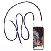 Boom iPhone 13 Pro Max skal med mobilhalsband- Rope RedBlue