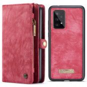 CASEME Galaxy A53 5G 2-in-1 Plånboksfodral Detachable - Röd