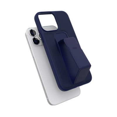 CLCKR Gripcase Saffiano Skal iPhone 13 Pro Max - Marinblå