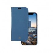 Dbramante New York Äkta Läder Fodral iPhone 13 Pro Max - Ultra Marine Blå