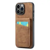FIERRE SHANN iPhone 13 Pro Max Fodral KonstLäder - Brun