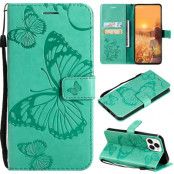 Fjärilar Plånboksfodral iPhone 13 Pro Max - Turkos