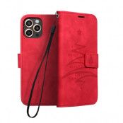 Forcell iPhone 13 Pro Max Plånboksfodral MEZZO - Röd