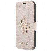 Guess 4G Big Metal Logo Fodral iPhone 13 Pro Max - Rosa