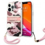 Guess Camo Strap Collection Skal iPhone 13 Pro Max - Rosa