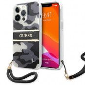 Guess Camo Strap Collection Skal iPhone 13 Pro Max - Svart