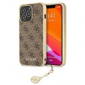 Guess iPhone 13 Pro Max Skal Charms Collection - Brun