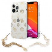 Guess Peony Chain Collection Skal iPhone 13 Pro Max - Guld