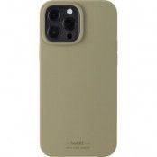 Holdit iPhone 13 Pro Max Skal Silikon - Khaki Grön