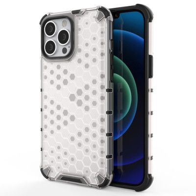 Honeycomb Armor TPU Bumper iPhone 13 Pro Max - Transparent