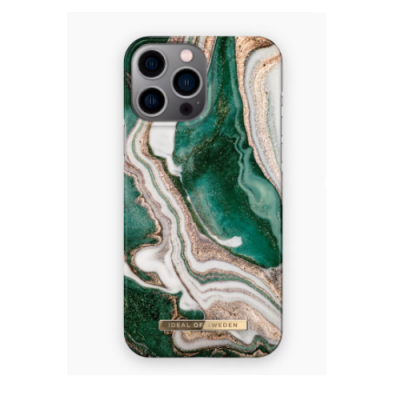 iDeal of Sweden Fashion Skal iPhone 13 Pro Max - Golden Jade Marble
