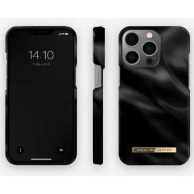 iDeal of Sweden Satin Case (iPhone 13 Pro Max) - Black Satin