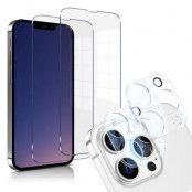 iPhone 13 Pro Max [4-PACK] 2 X Kameralinsskydd Glas + 2 X Härdat Glas