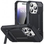 iPhone 13 Pro Max Mobilskal Kickstand Shockproof - Svart