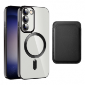 iPhone 13 Pro Max Mobilskal Magsafe Korthållare - Svart