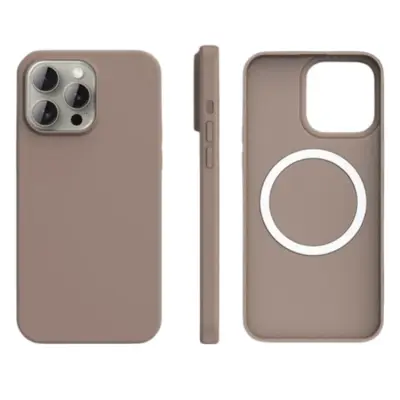 iPhone 13 Pro Max Mobilskal MagSafe Ultra Thin Silikon (Chestnut Brun)