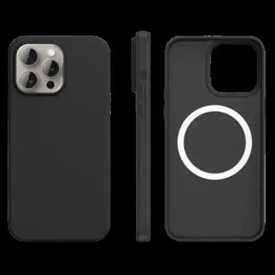 iPhone 13 Pro Max Mobilskal MagSafe Ultra Thin Silikon (Svart)