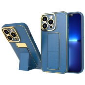 iPhone 13 Pro Max Skal Kickstand - Blå