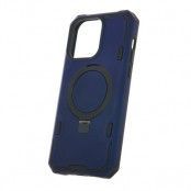 iPhone 13 Pro Max Skyddsfodral Defender Mag Ring Marinblå