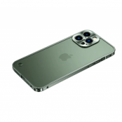 iPhone 13 Skal Metall Slim - Grön