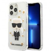 Karl Lagerfeld Flower Ikonik Karl Skal iPhone 13 Pro Max - Transparent