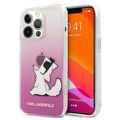 Karl Lagerfeld iPhone 13 Pro Max Skal Choupette Fun - Rosa