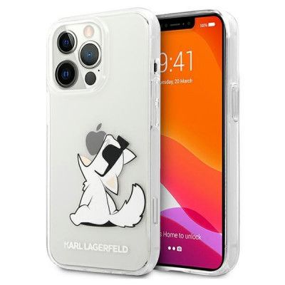 Karl Lagerfeld iPhone 13 Pro Max Skal Choupette Fun - Transparent