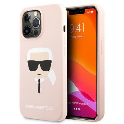 Karl Lagerfeld iPhone 13 Pro Max Skal Silikon - Ljus Rosa
