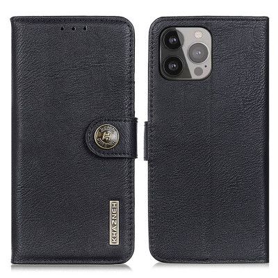 KHAZNEH Plånboksfodral iPhone 13 Pro Max - Svart