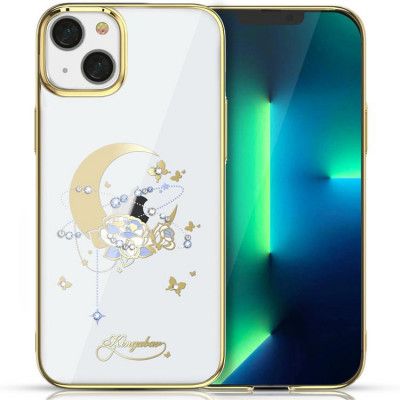Kingxbar Flower Moon Series Skal iPhone 13 Pro Max - Guld