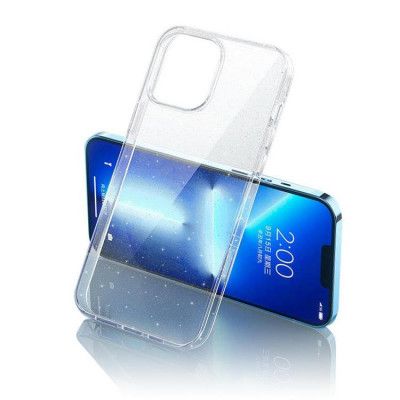 Kingxbar iPhone 13 Skal Elegant Glitter Series - Transparent