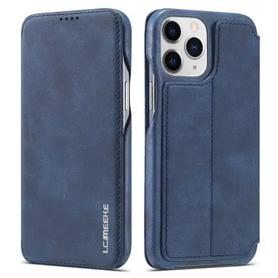 LC.IMEEKE iPhone 13 Pro Max Fodral KonstLäder - Blå