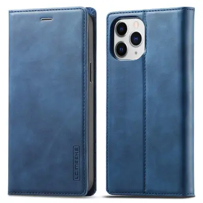 LC.IMEEKE iPhone 13 Pro Max Mobilskal KonstLäder - Blå